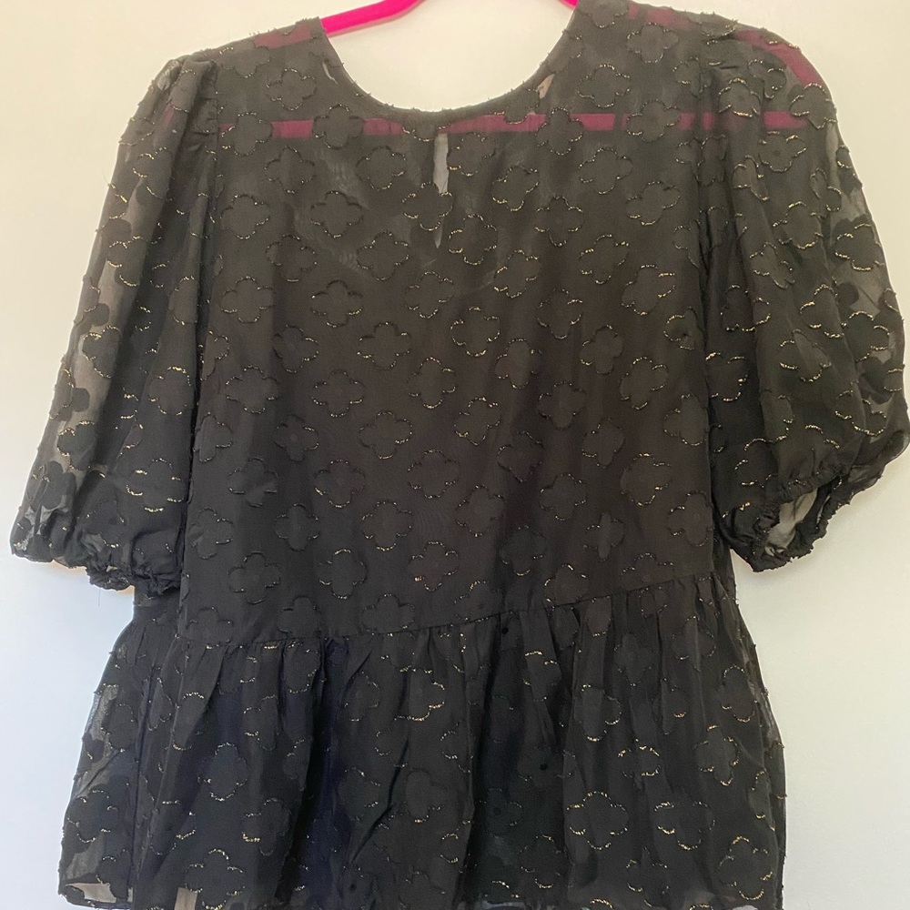 Nanette Lenore short sleeve blouse with cami
